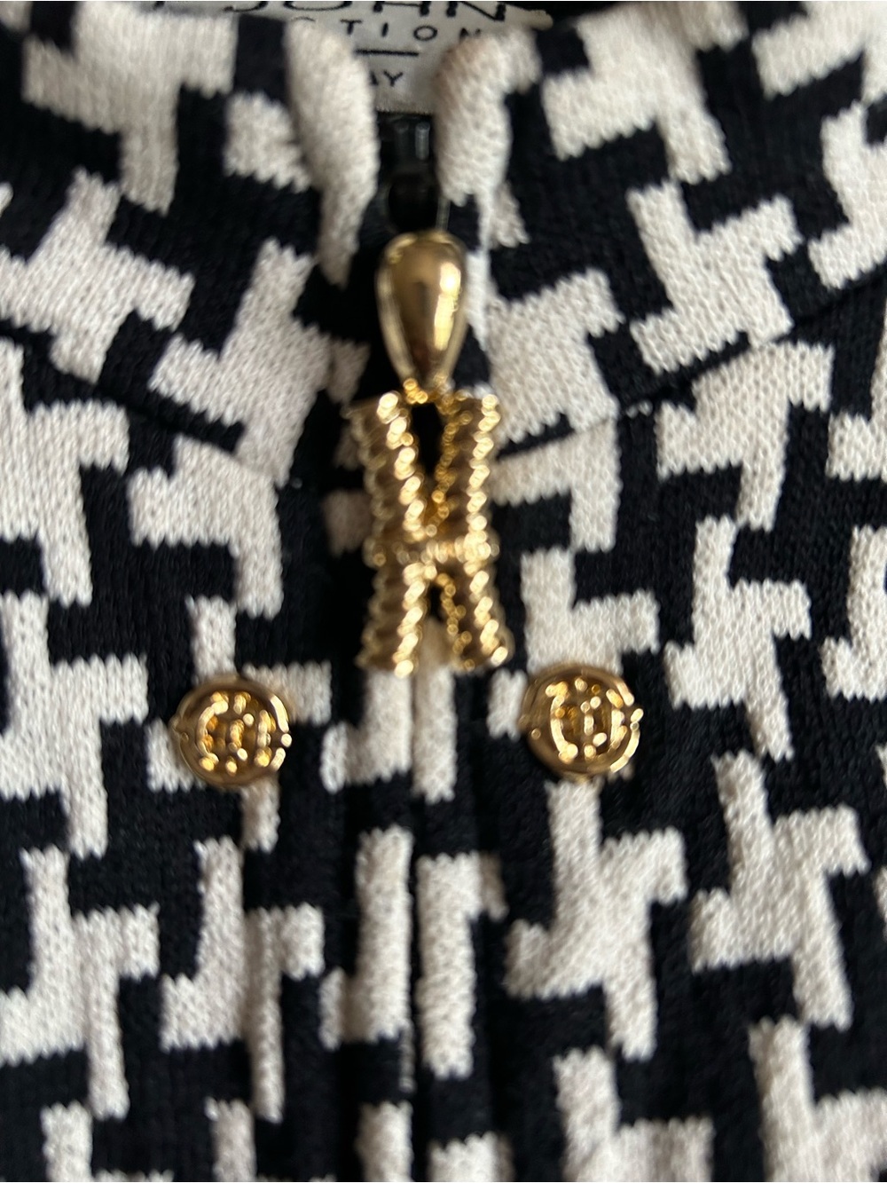 Vintage St John Collection Knit Santana Jacket Marie Gray Size 10